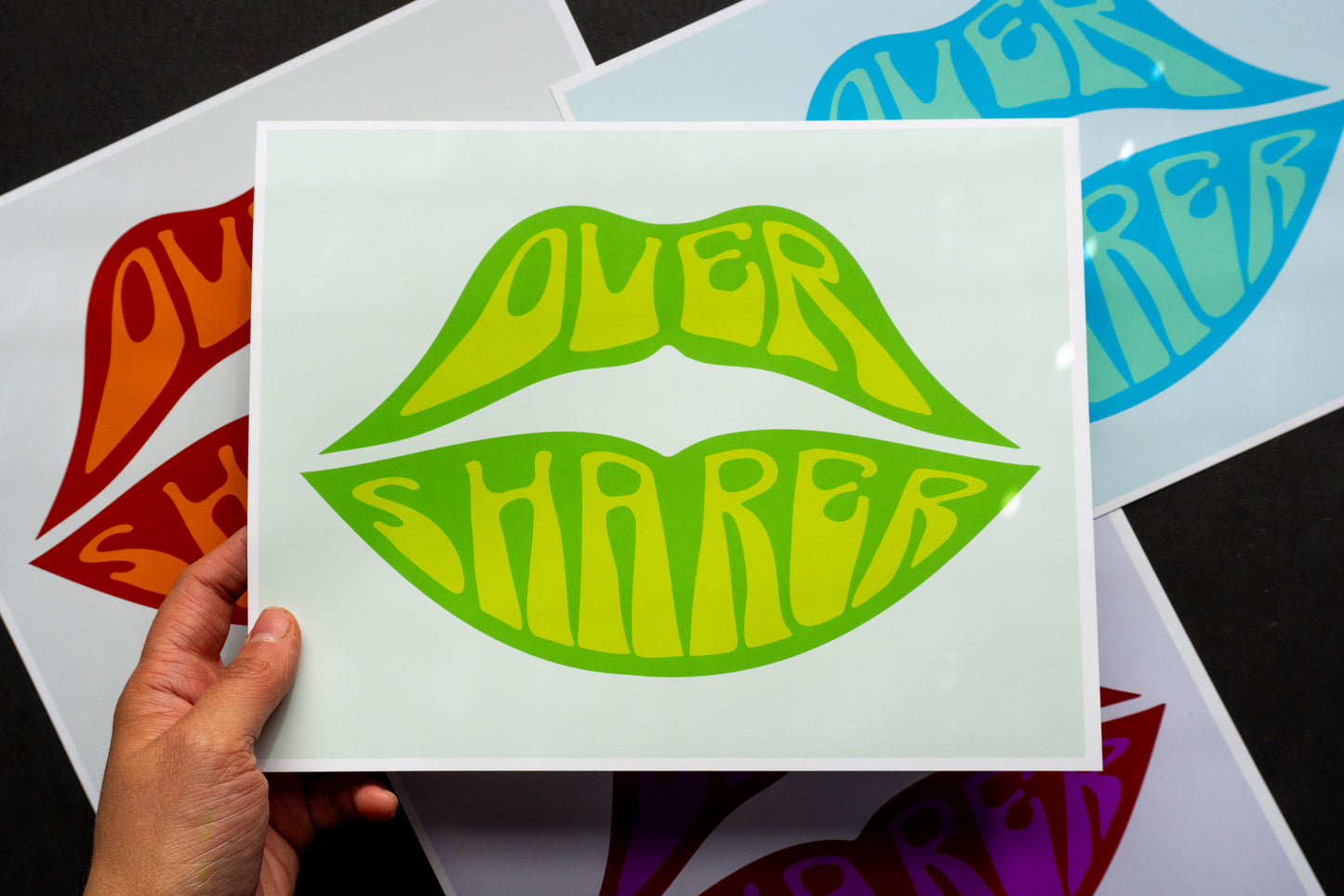 Oversharer Art Print