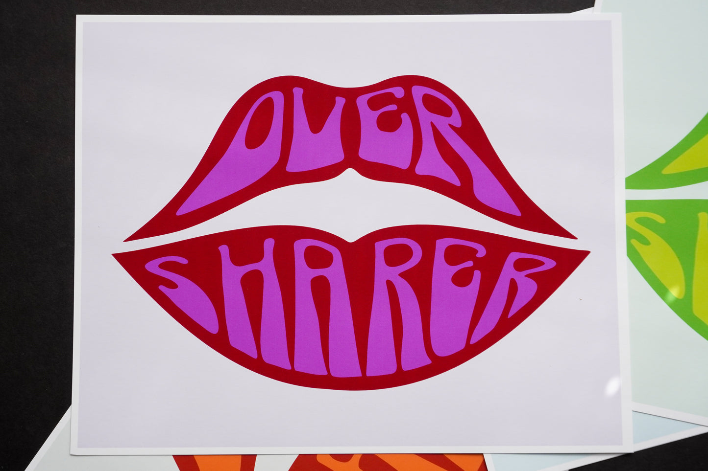 Oversharer Art Print