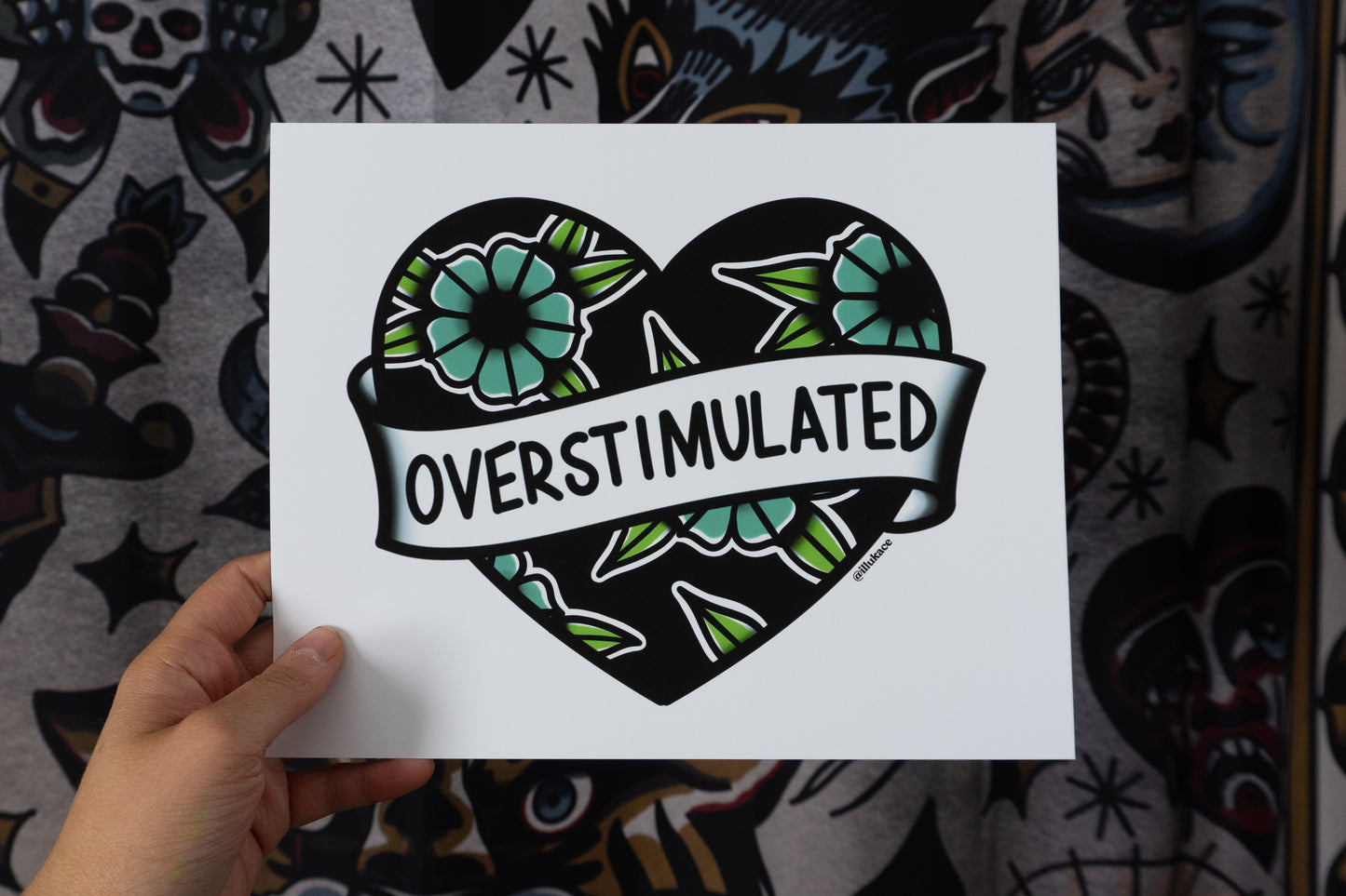 Overstimulated Art Print