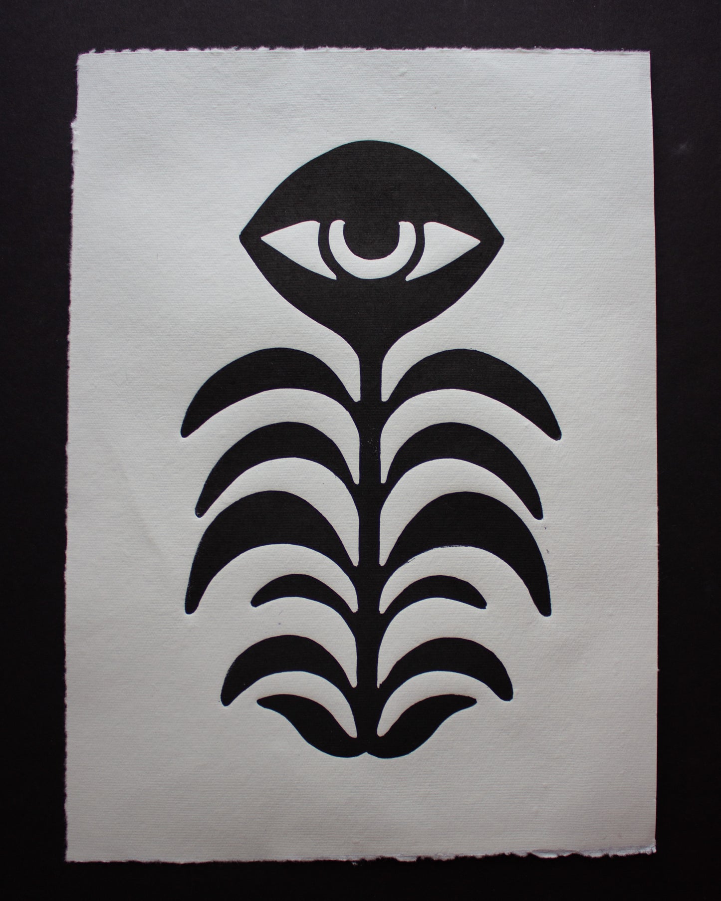 Viewfinder Linocut Print