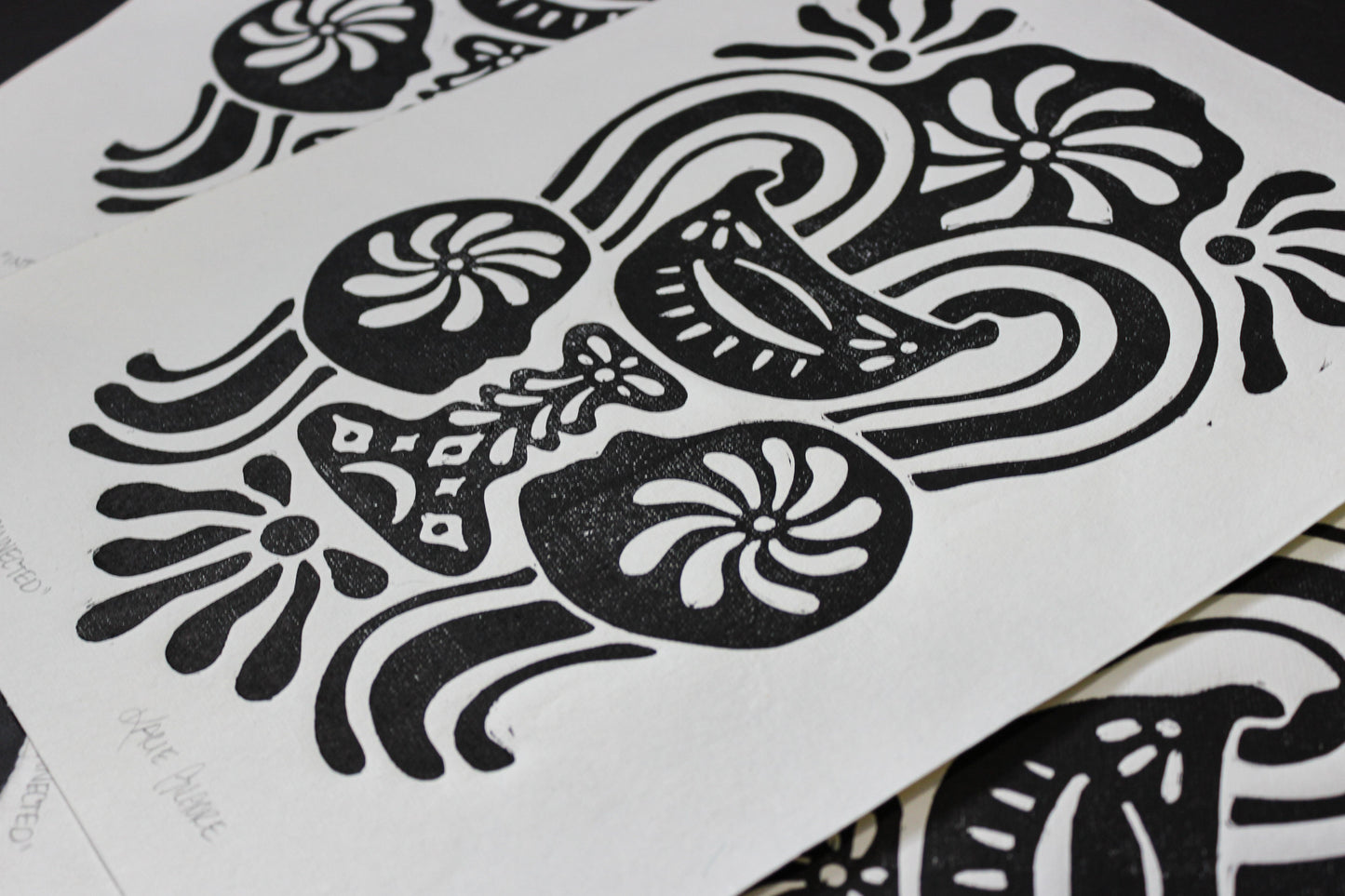 Interconnected Limited Edition Linocut Print