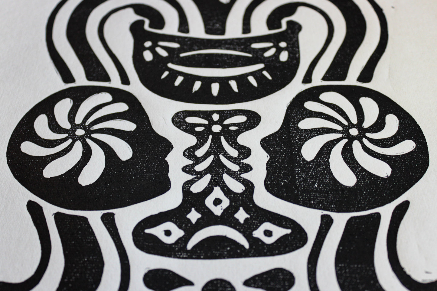 Interconnected Limited Edition Linocut Print