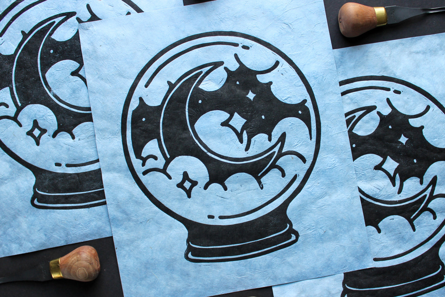Perpetual Dreamer Linocut Print