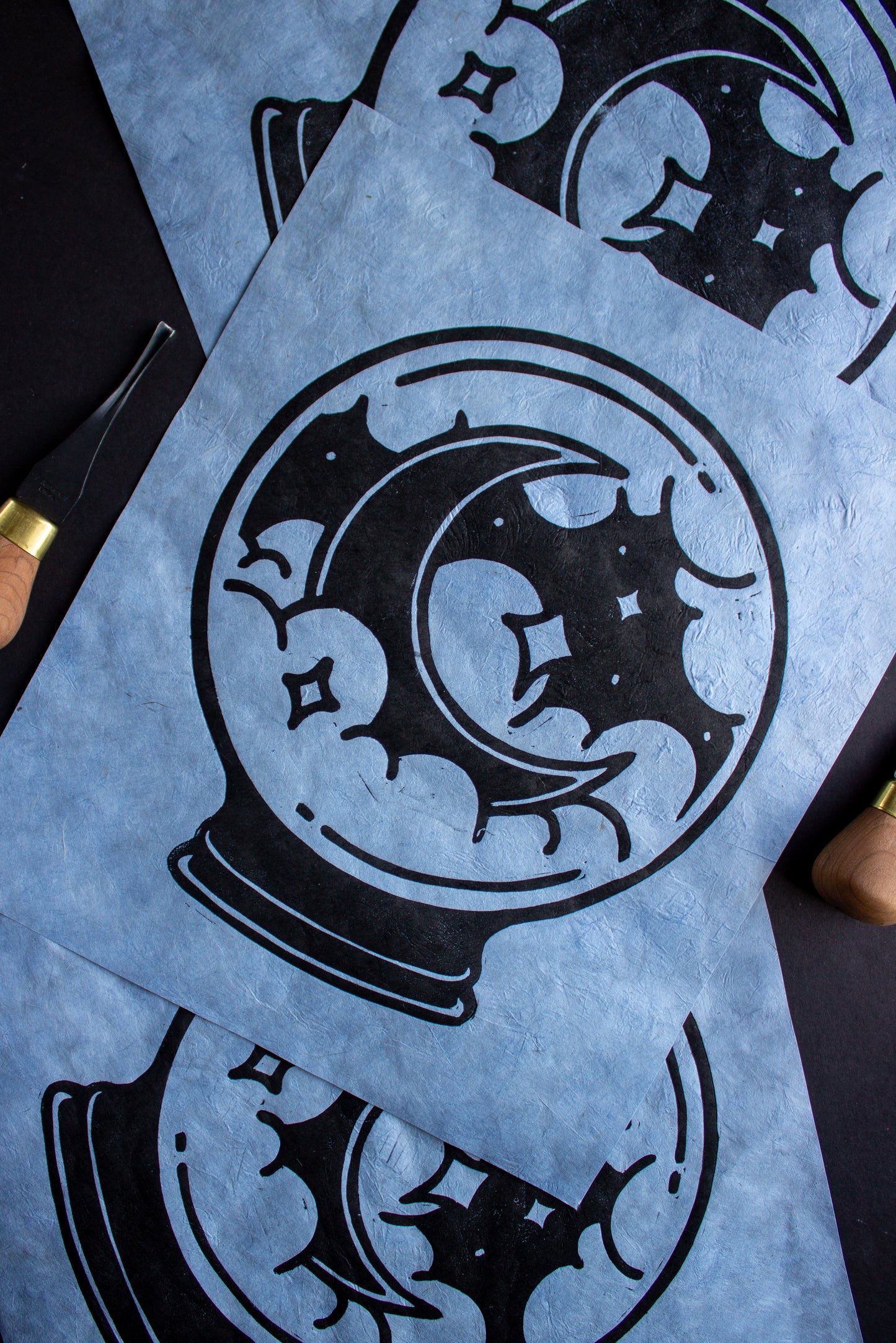Perpetual Dreamer Linocut Print