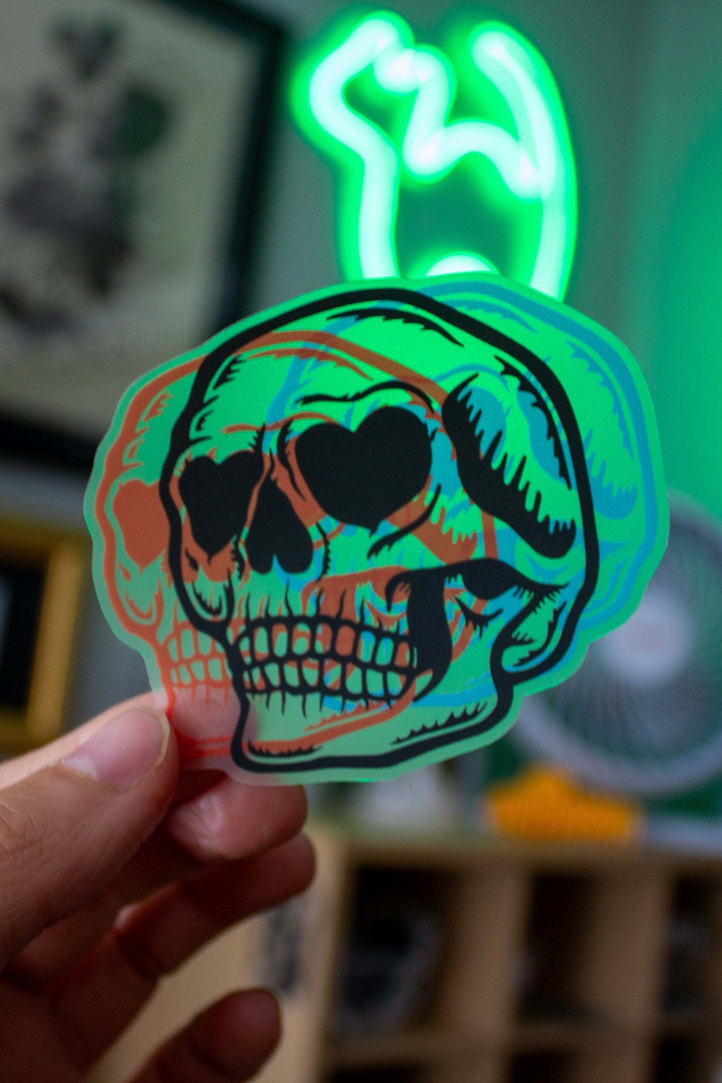 Blind Love Clear Sticker
