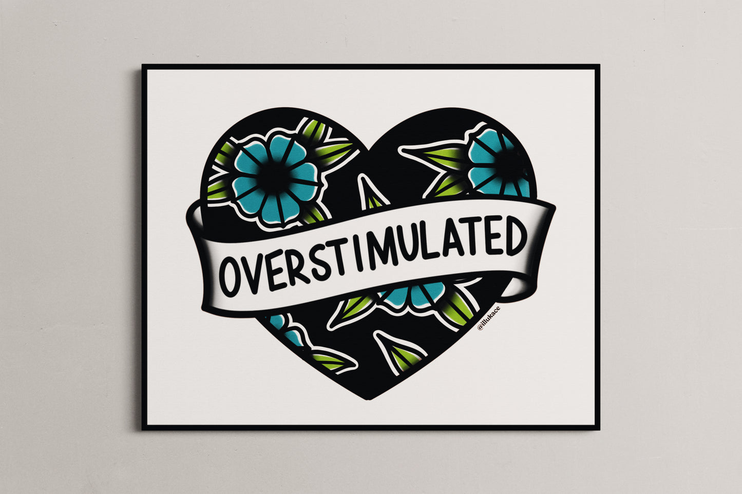 Overstimulated Art Print