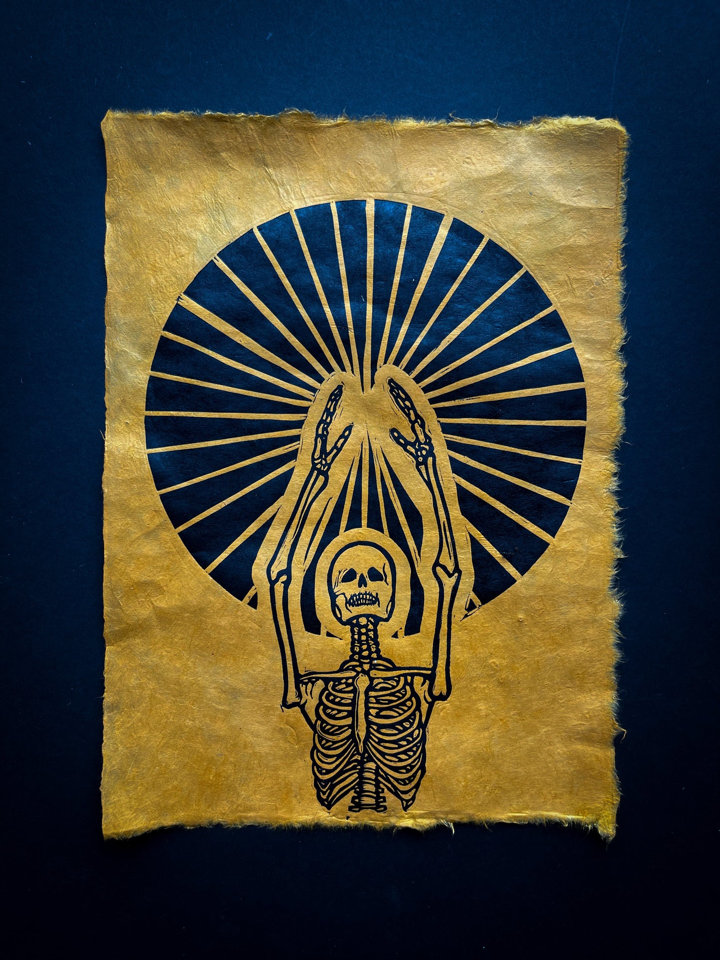 Dead Hopeful Linocut Print