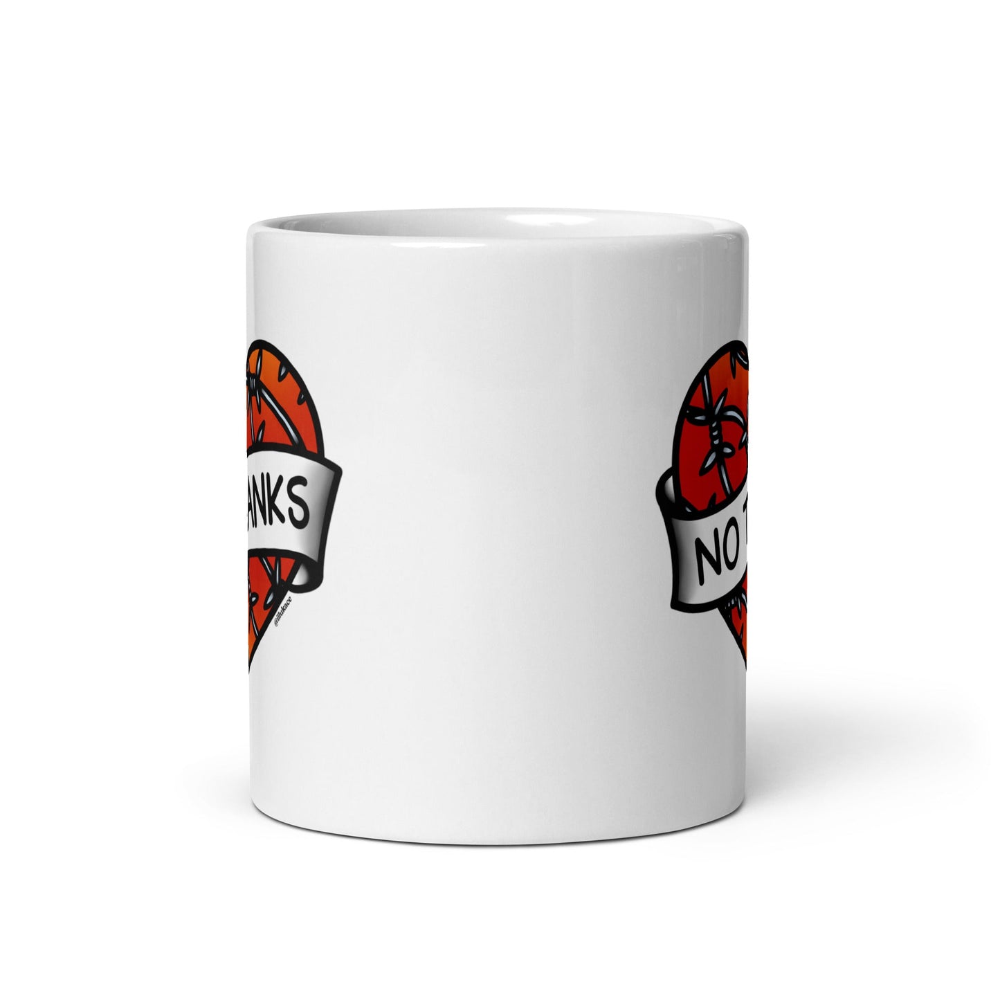 No Thanks Heart Mug