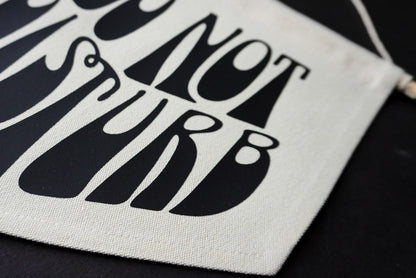 Do Not Disturb Canvas Hanging Banner