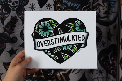 Overstimulated Art Print