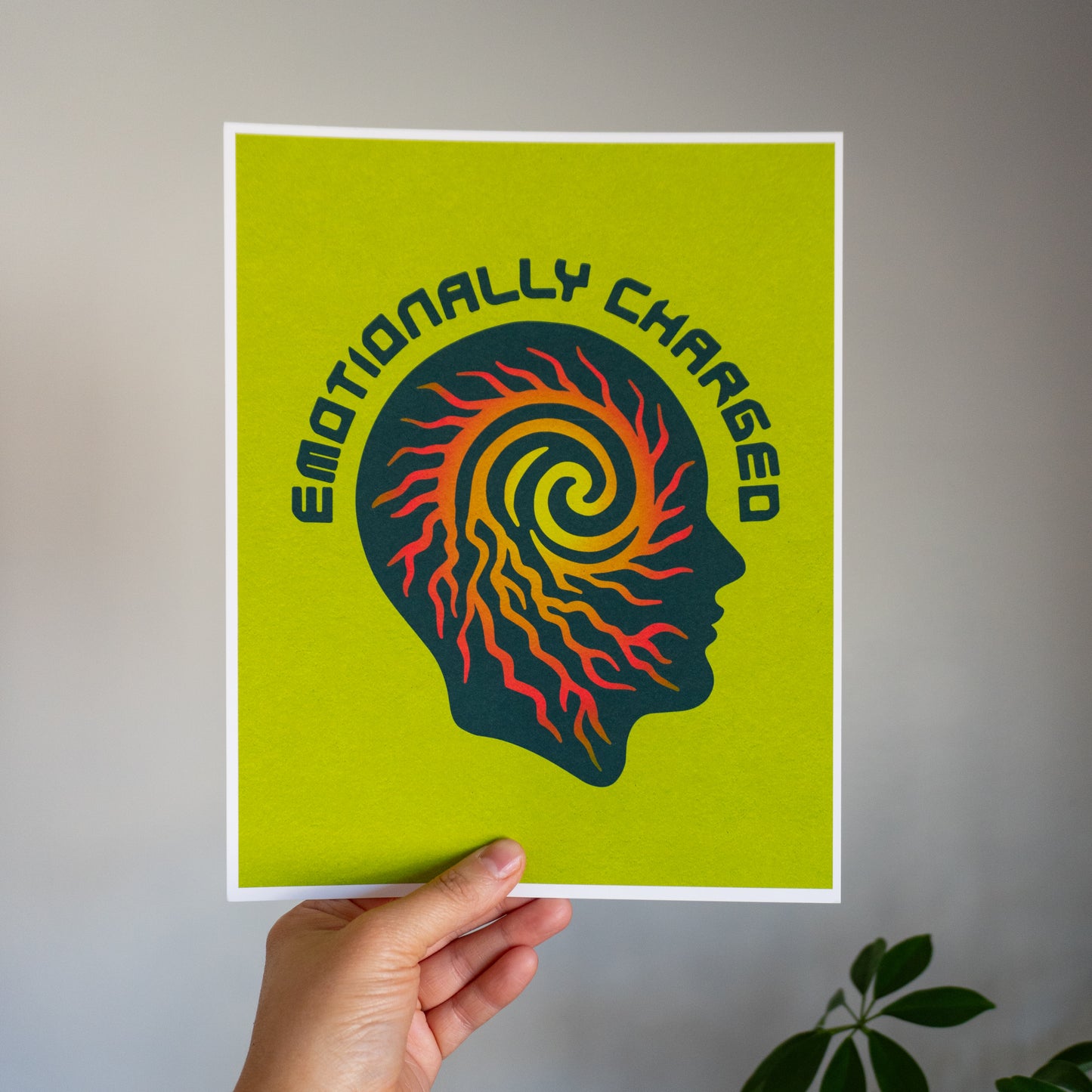 Emotionally Charged Art Print