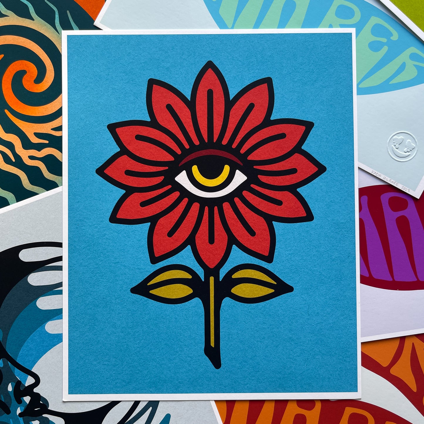 Heavy Petals Art Print