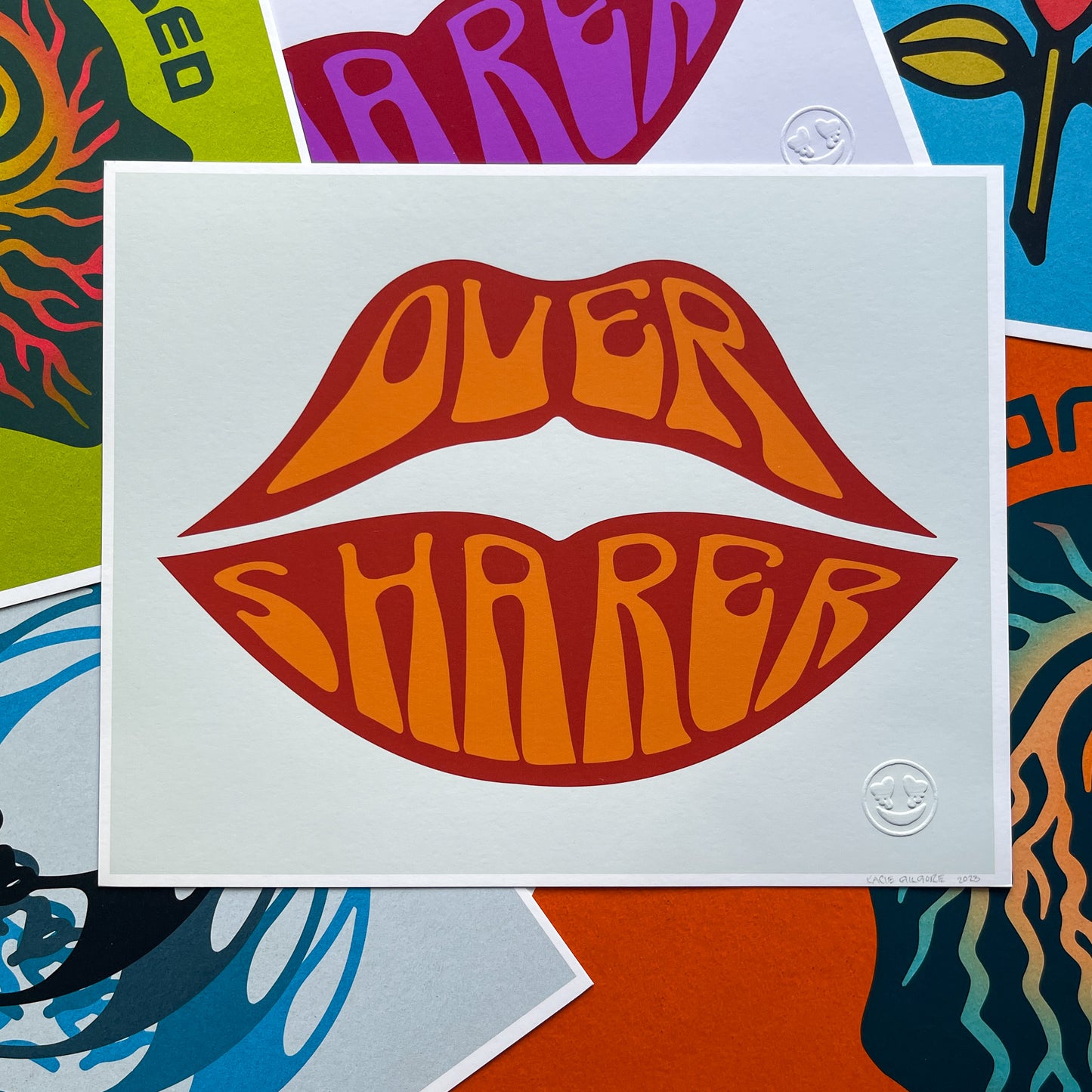 Oversharer Art Print