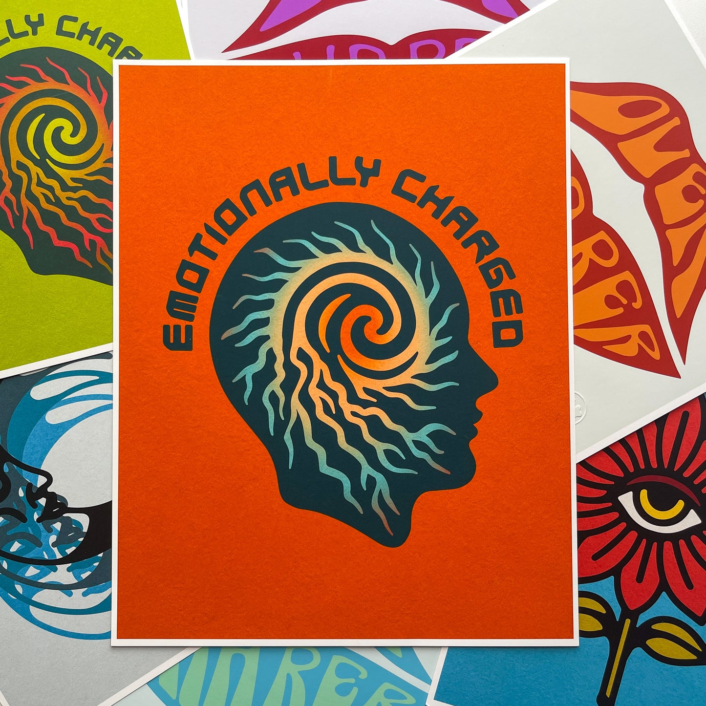 Emotionally Charged Art Print