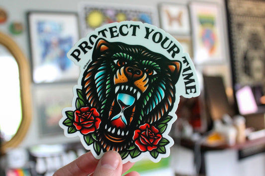 Protect Your Time Sticker