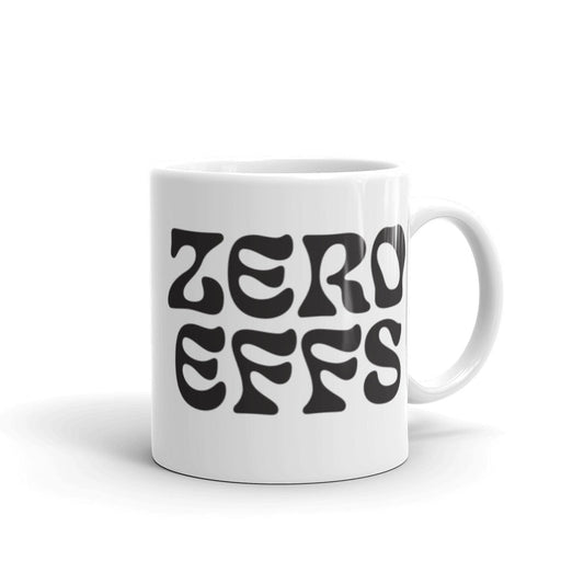 Zero Effs White Mug