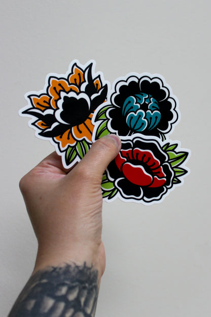 Flourish Floral Sticker