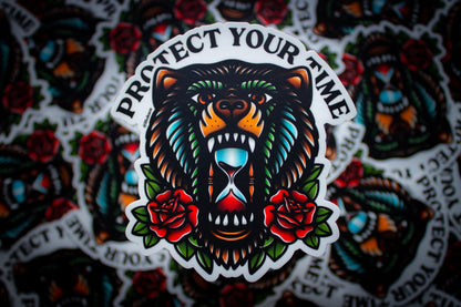 Protect Your Time Sticker